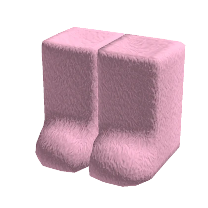 Y2K Fuzzy Pink Boots