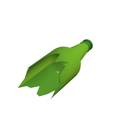 [Hand] Broken Green Bottle Right