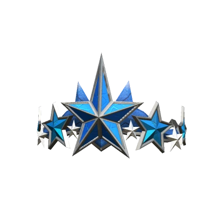 Blue Fractured Star Crown