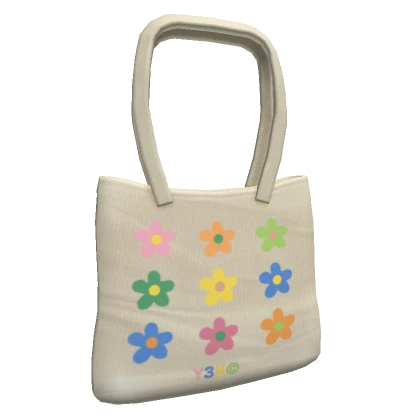 Y2K Flower Shoulder Tote Bag (3.0)