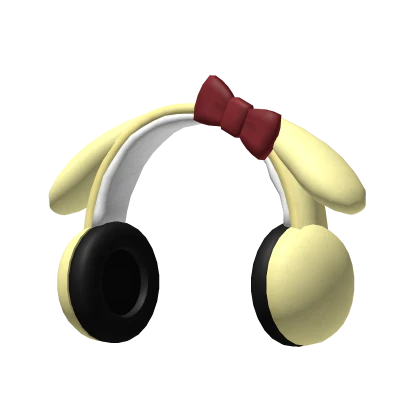♡ kawaii pudding dog headphones