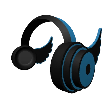 Blue Angelic Headphones