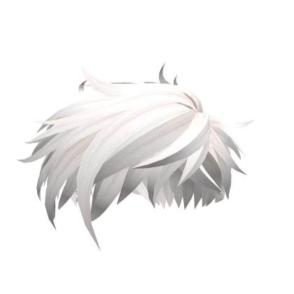 Short Anime Messy White Hair Season 5.0