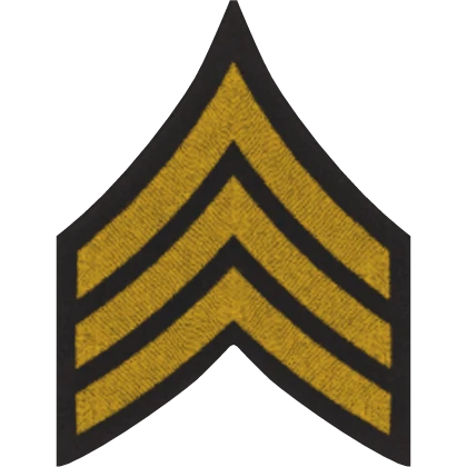 Sergeant Rank Patch