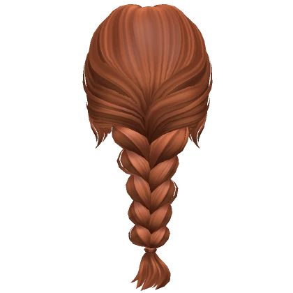 Soft Messy Braid in Ginger