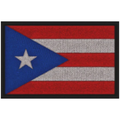 Embroidered Shoulder Patch: Puerto Rico