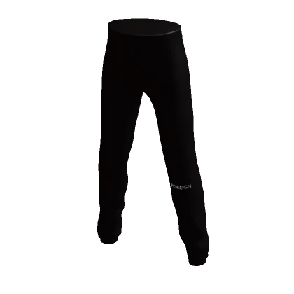 Foreign Exclusive Black Sweatpants