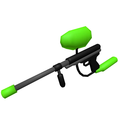 Green Paintball Gun