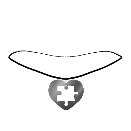 3.0 Heart Puzzle Matching Necklace