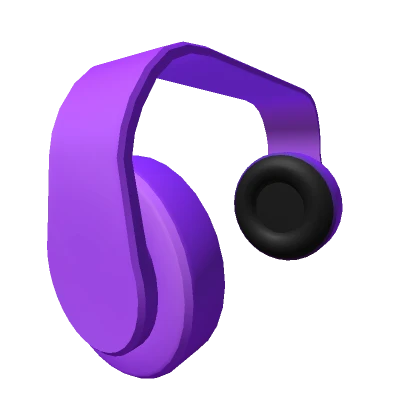 Purple Modern Headphones