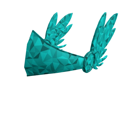 Aquamarine Winged Headdress