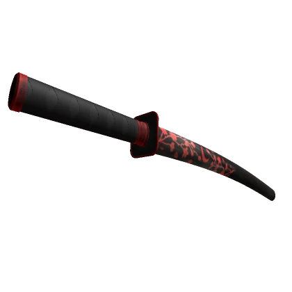 Red & Black Waist Katana