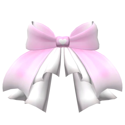 Cutesy Pink Waist Bow with Ruffled Skirt