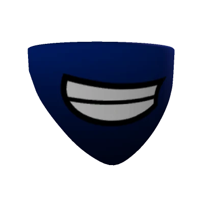 Blue Smiley Mask