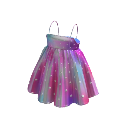 Lovely Babydoll Dress - Passion Pink Holo