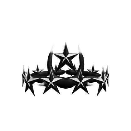 Black and White Night Star Crown