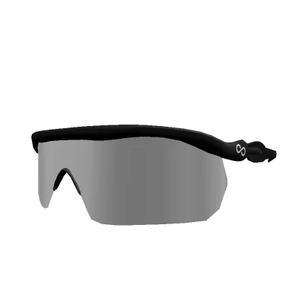 White Infinity Visor Glasses