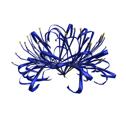 Blue Spider Lily Hair Ornament