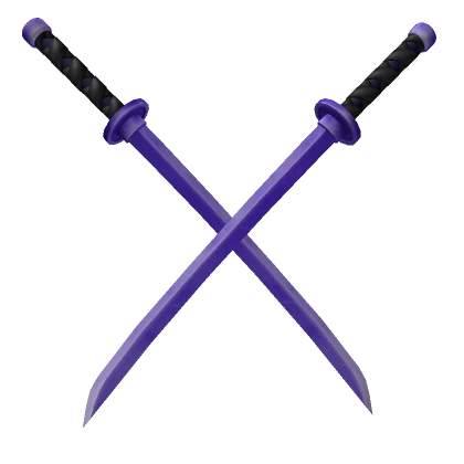 Dual Purple Katana