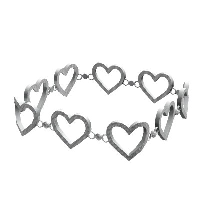 ICED OUT HEART ANKLE BRACELET 