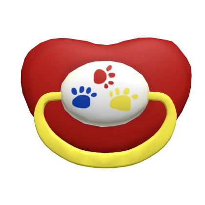 Red Paw Print