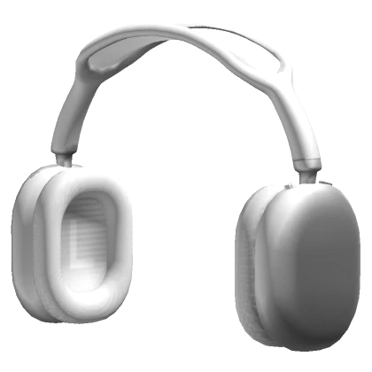 Simple White Shiny Headphones