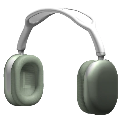 Simple Green Shiny Headphones