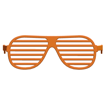 orange shutter sunglasses