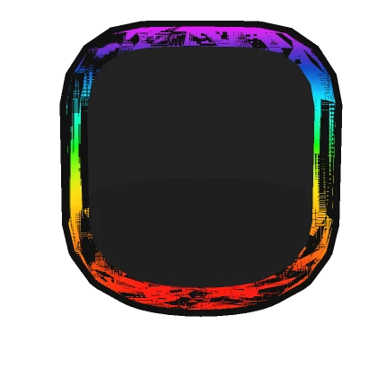 Rainbow Glitch Head