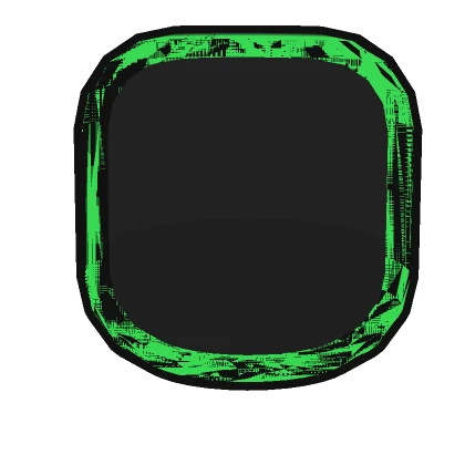 Green Glitch Head