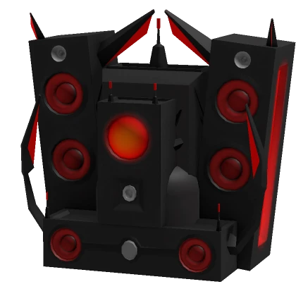 Titanium Red Boombox Head