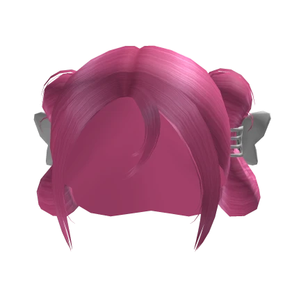 Cherry Blossom Twin Buns & Butterfly Claw