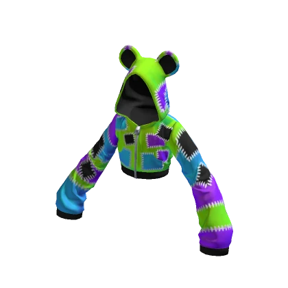 Neon Bear Hoodie Citric Acid