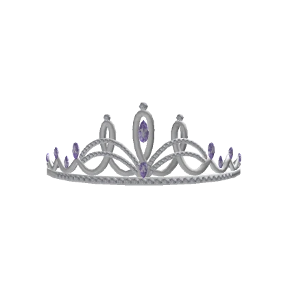 Beauty Purple Diamond Tiara