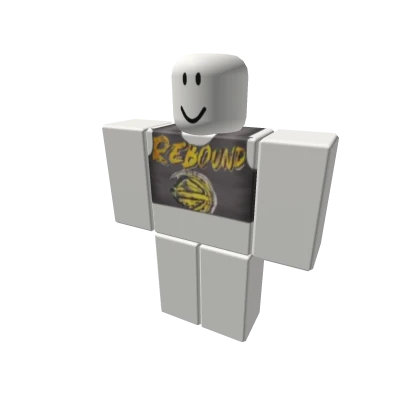 grey yellow “rebound” tank 