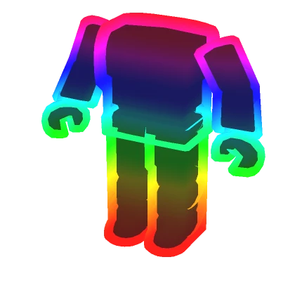 Man Rainbow R15 Outline Avatar Aura