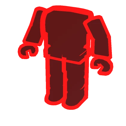 Man Red R15 Outline Avatar Aura