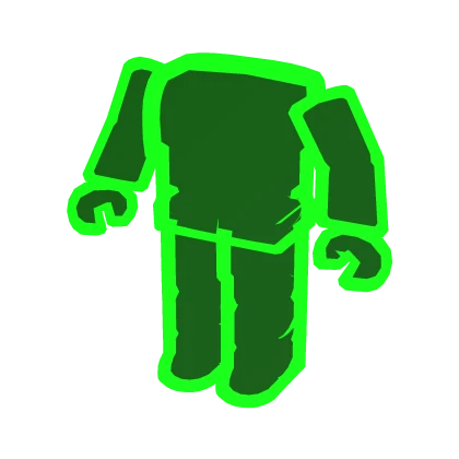 Man Green R15 Outline Avatar Aura