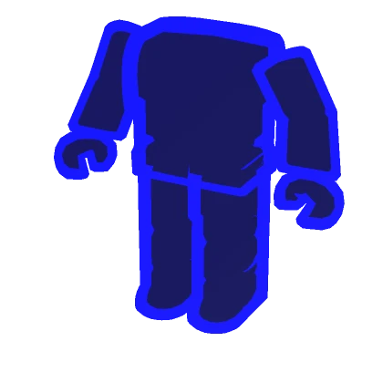 Man Blue R15 Outline Avatar Aura