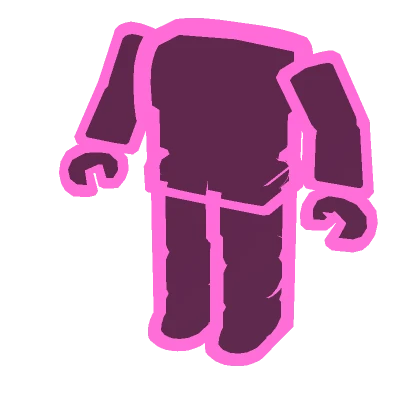 Man Pink R15 Outline Avatar Aura