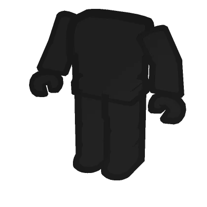 Man Black R15 Outline Avatar Aura