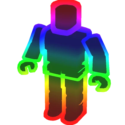 Man Rainbow R15 Outline Avatar Aura