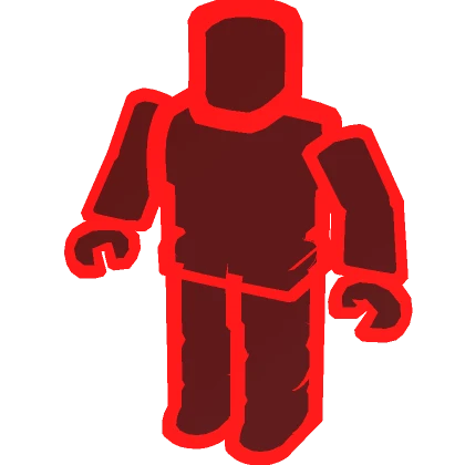 Man Red R15 Outline Avatar Aura