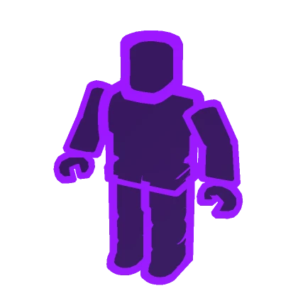 Man Purple R15 Outline Avatar Aura