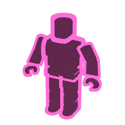 Man Pink R15 Outline Avatar Aura