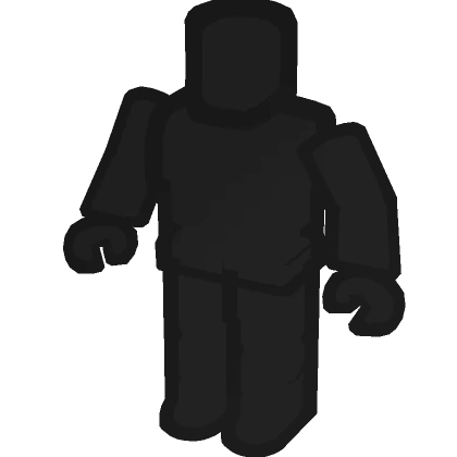 Man Black R15 Outline Avatar Aura