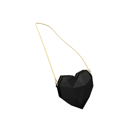 Black Diamond Heart Purse