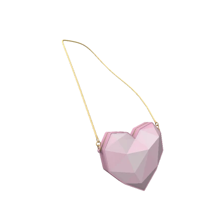 Pink Diamond Heart Purse