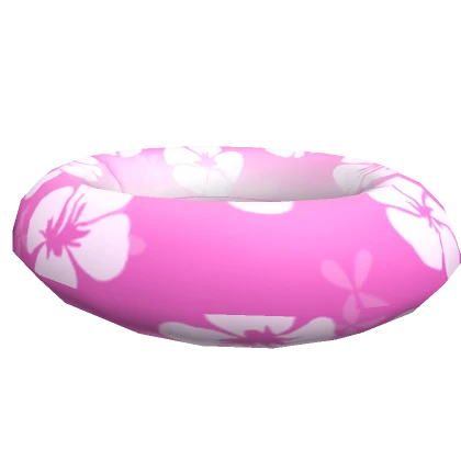 Pink Gyaru Hibiscus Floatie ⋆˚🐚🥥