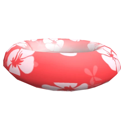 Red Gyaru Hibiscus Floatie ⋆˚🐚🥥